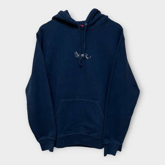 Hoodie Supreme bleu marine - L