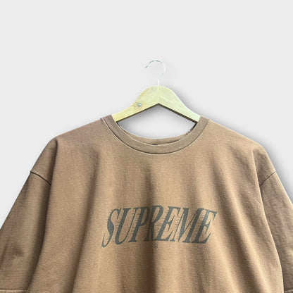 T-shirt Supreme marron - XL