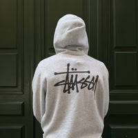 Basic Hoodie Stussy gris - L