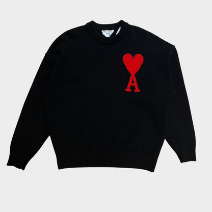 Pull Ami Noir En Laine - M