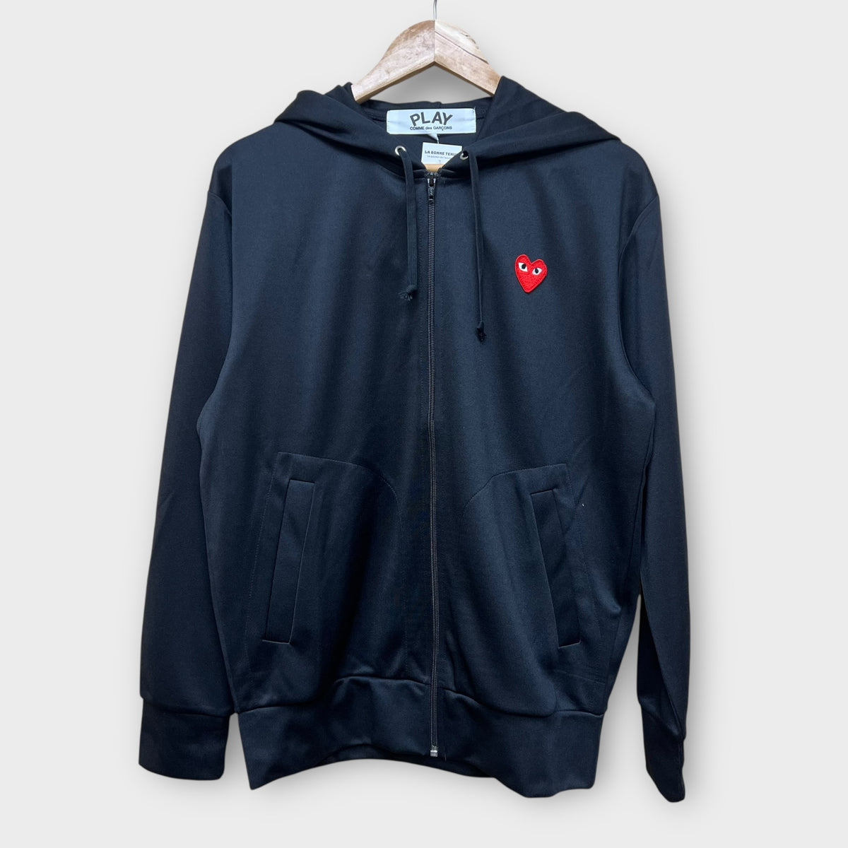 Pull zip Comme des Garcons noir - L