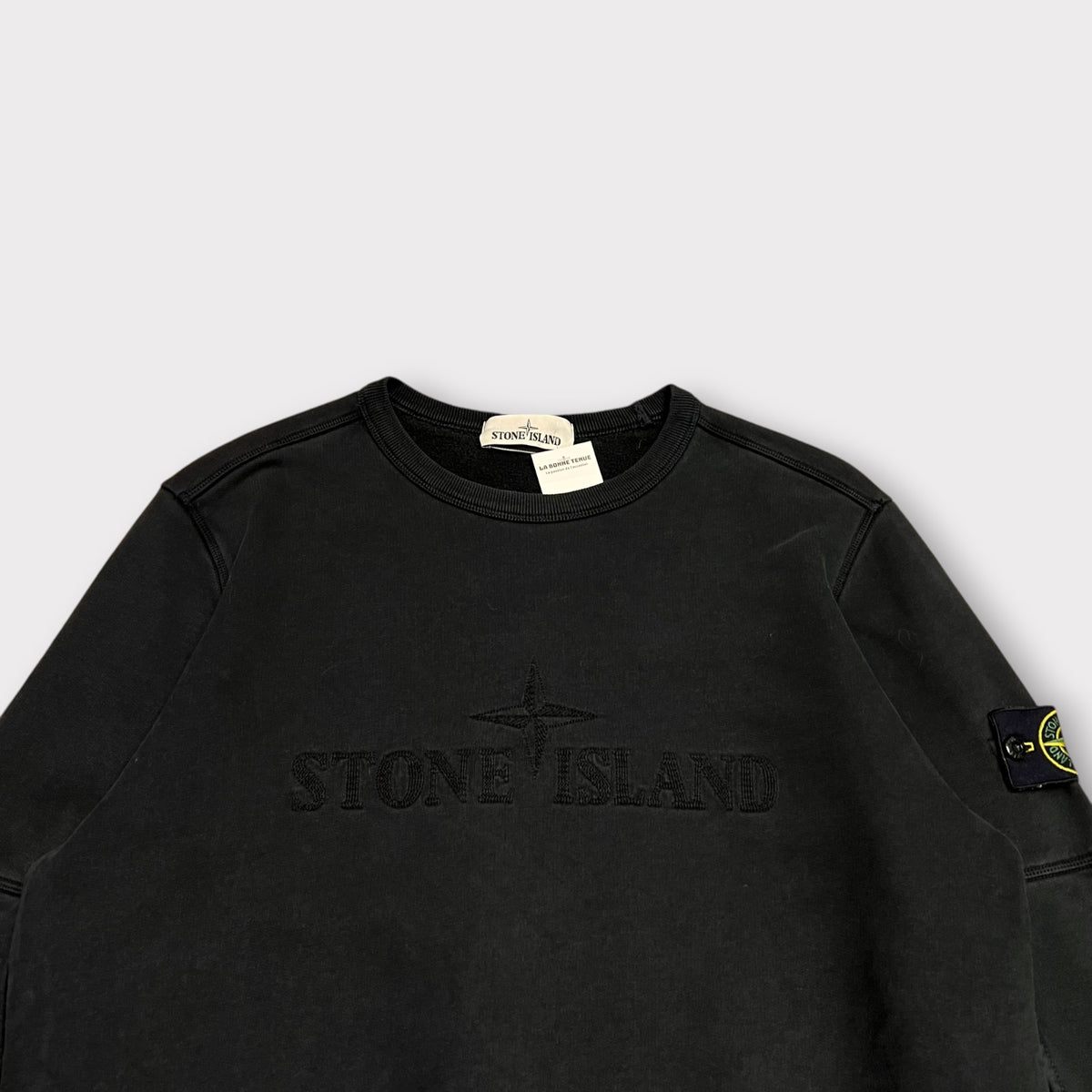Sweat Stone Island Noir - M