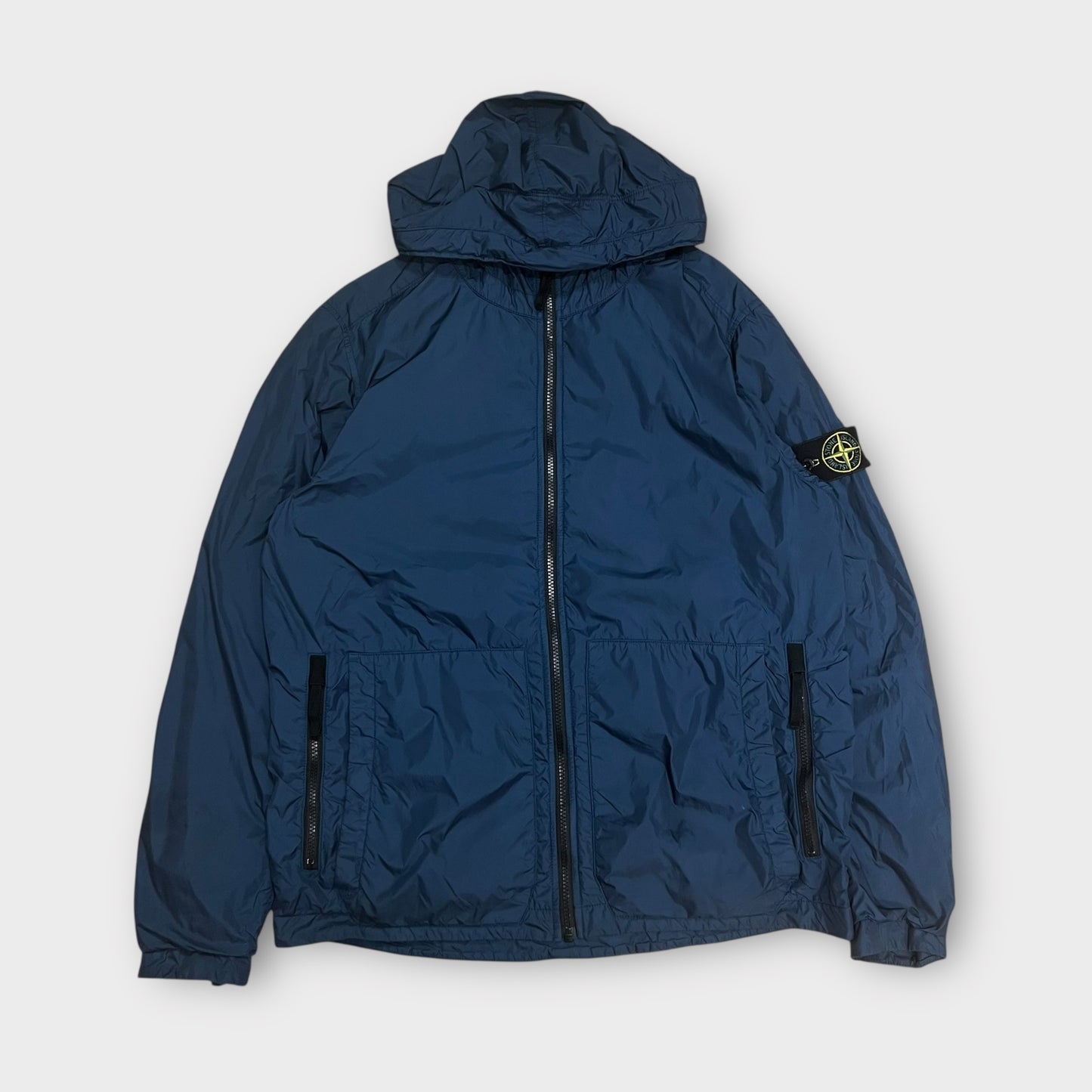 Veste Stone Island Crinkle Bleu - L