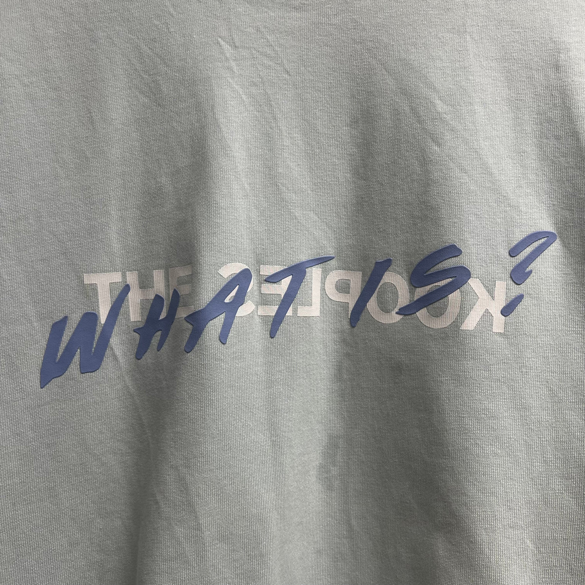 T-Shirt The Kooples "What Is ?" Bleu - M