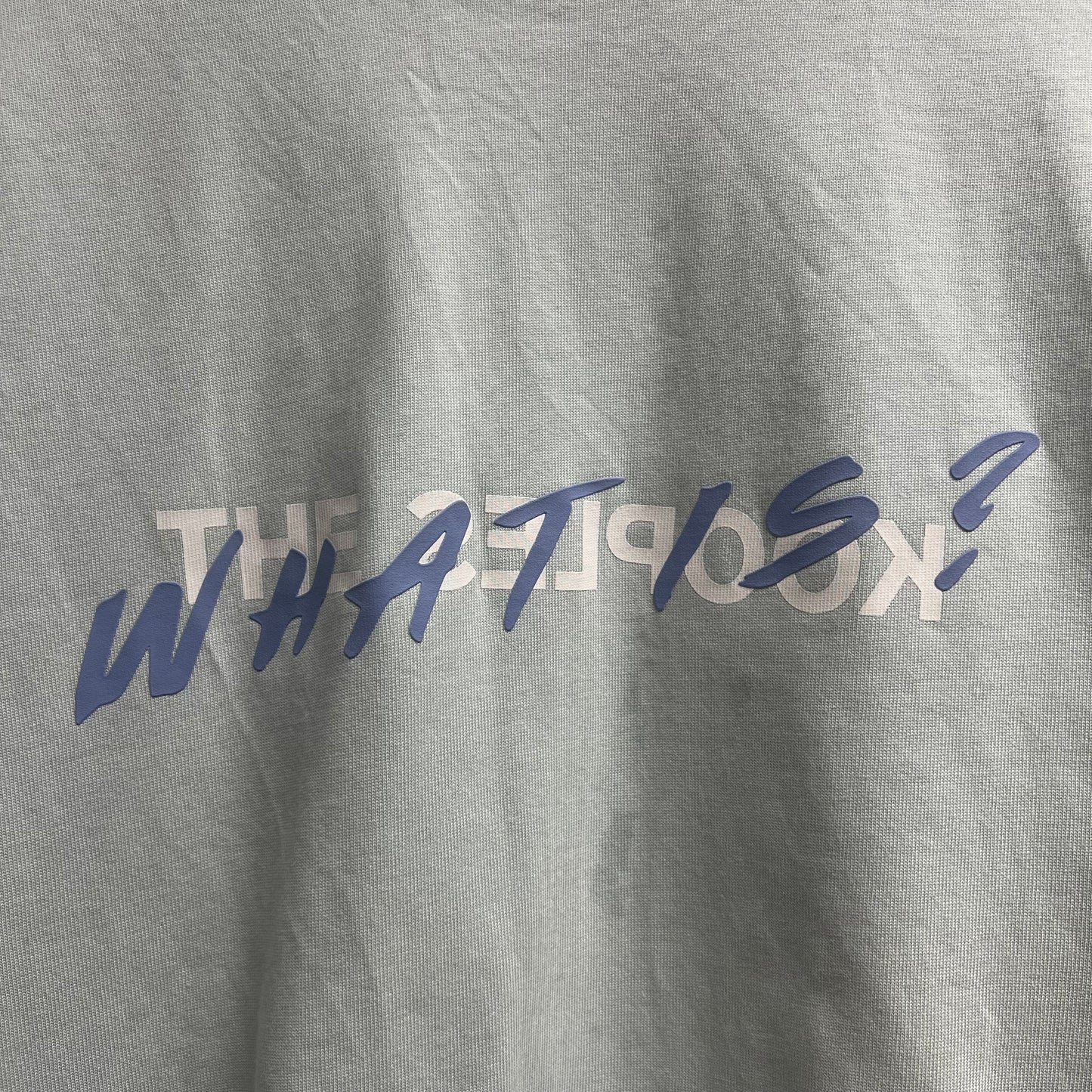 T-Shirt The Kooples "What Is ?" Bleu - M