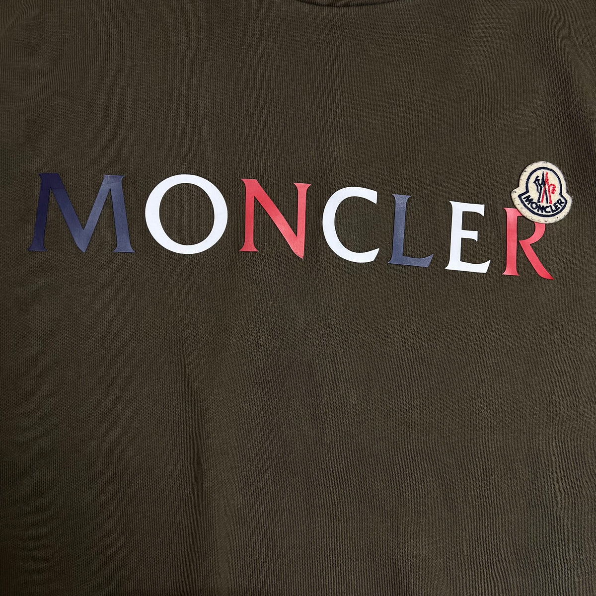 T-shirt Moncler Kaki - L