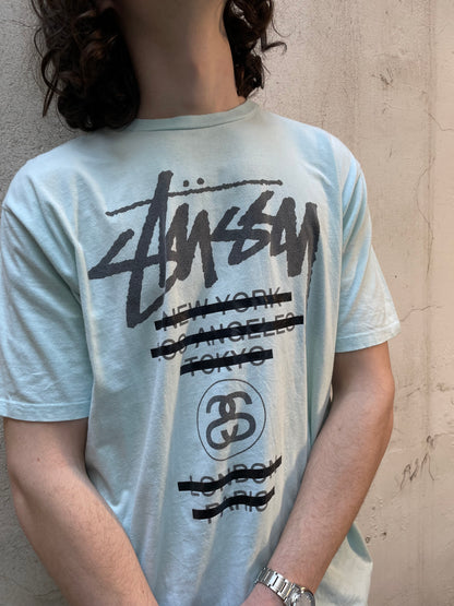 T-shirt Stussy Turquoise - XL