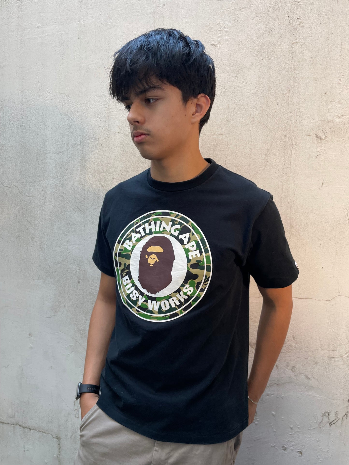 T-shirt Bape noir Busy Works - M