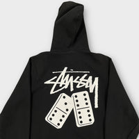 Hoodie Stussy noir Domino - L