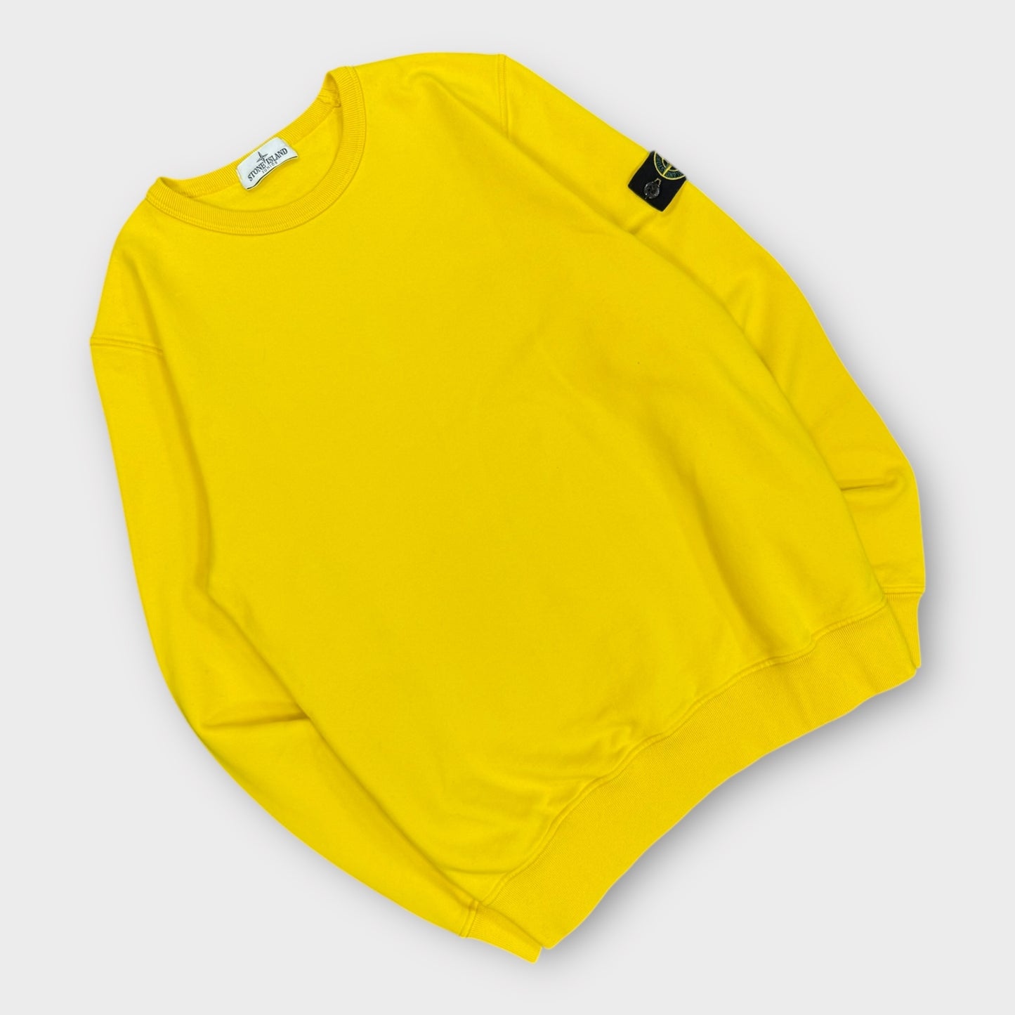 Sweat Stone Island jaune - S/M