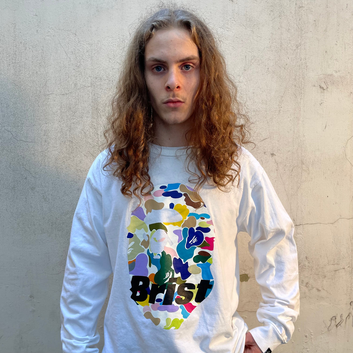 Longsleeve FCR Bape blanc - XL