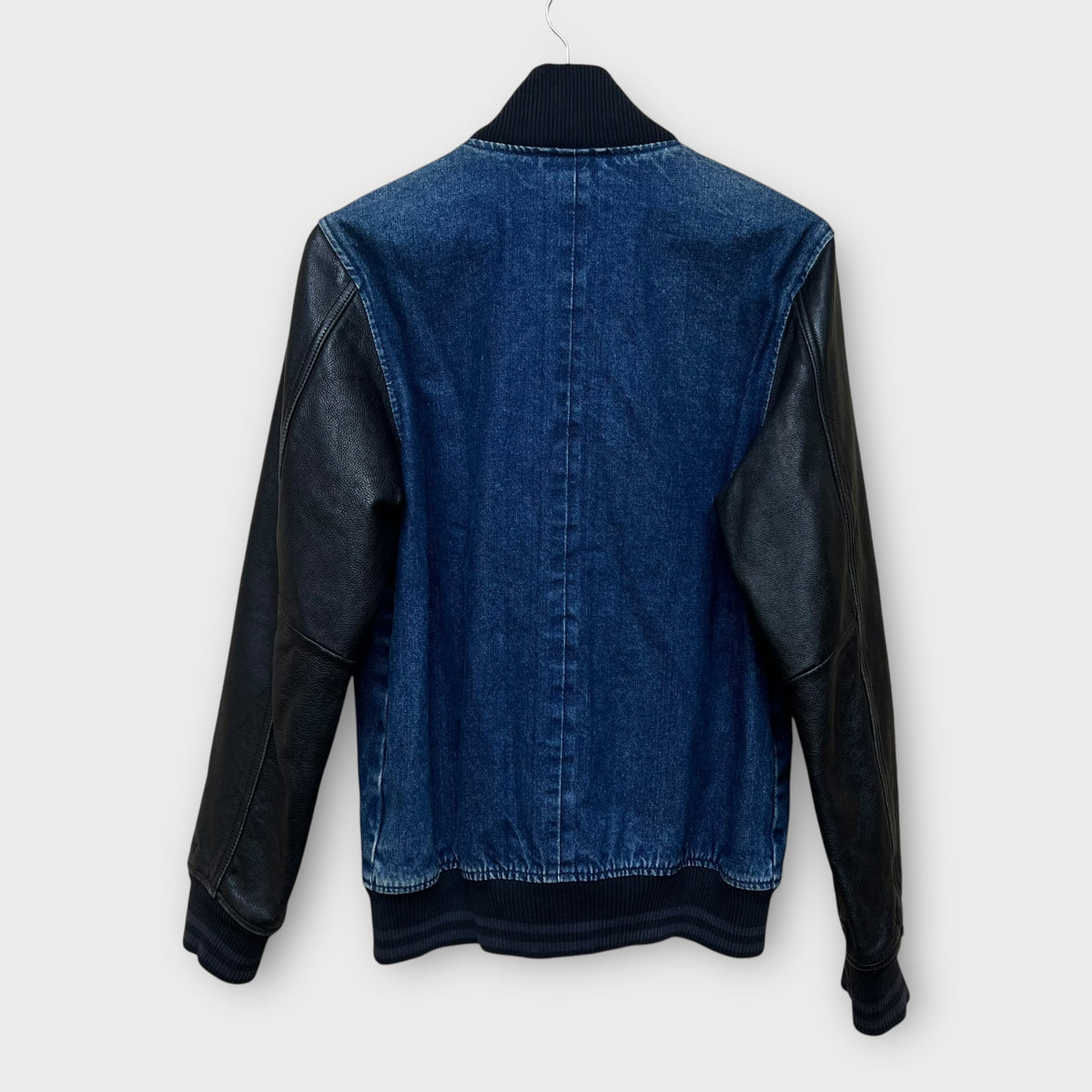 Nike NSW Selvedge Denim Leather Jacket - S
