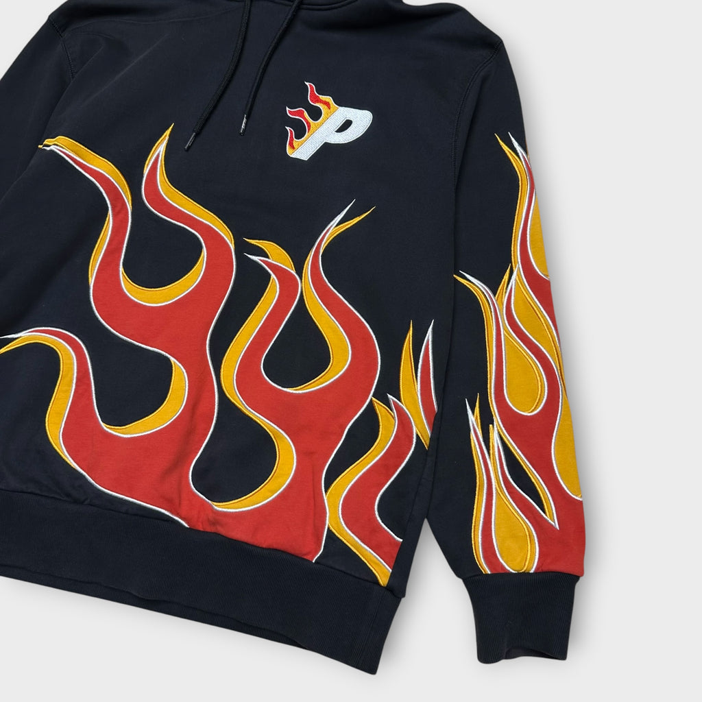 Hoodie Palace Noir / Orange / Rouge - L
