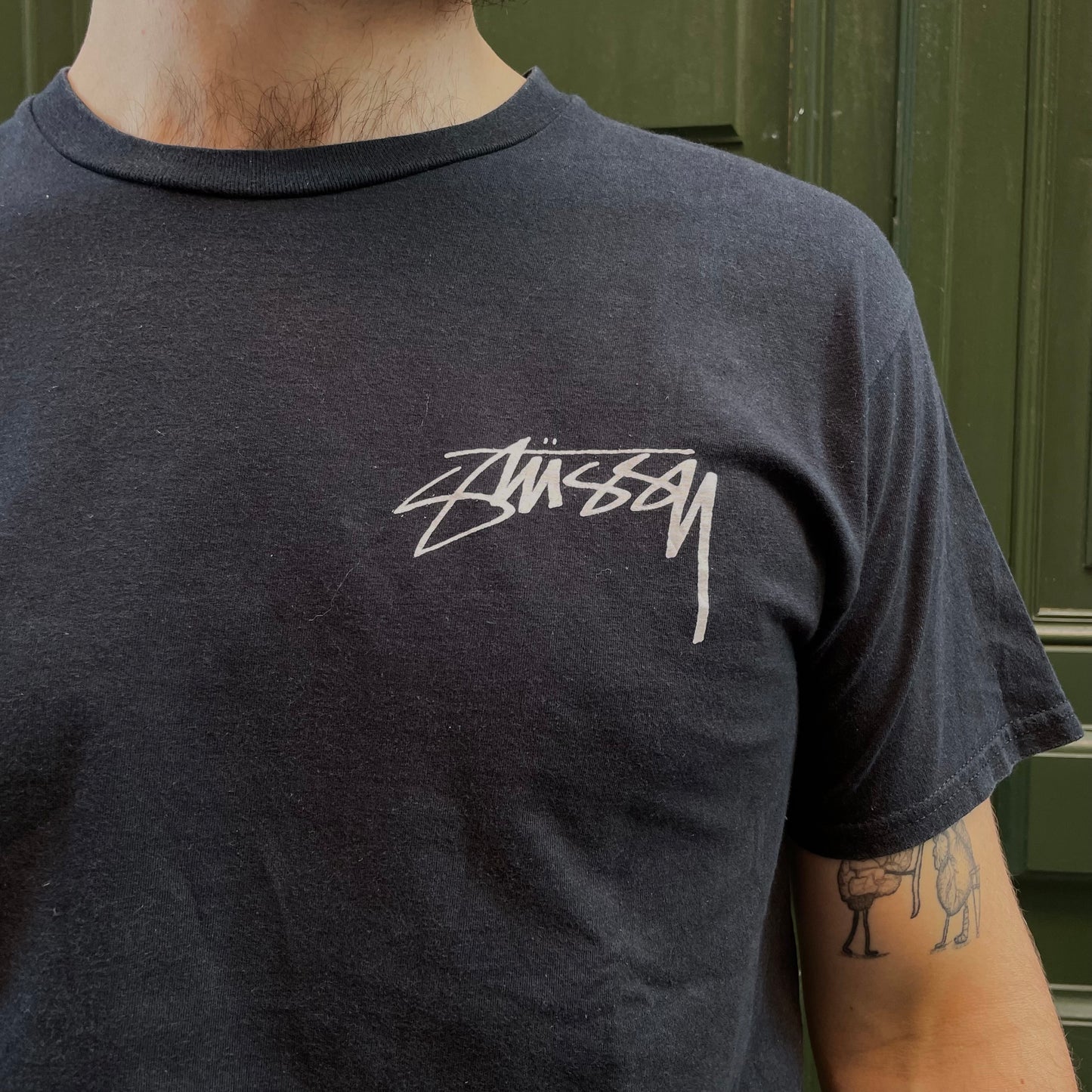 Stussy Black Parrot T-Shirt - L