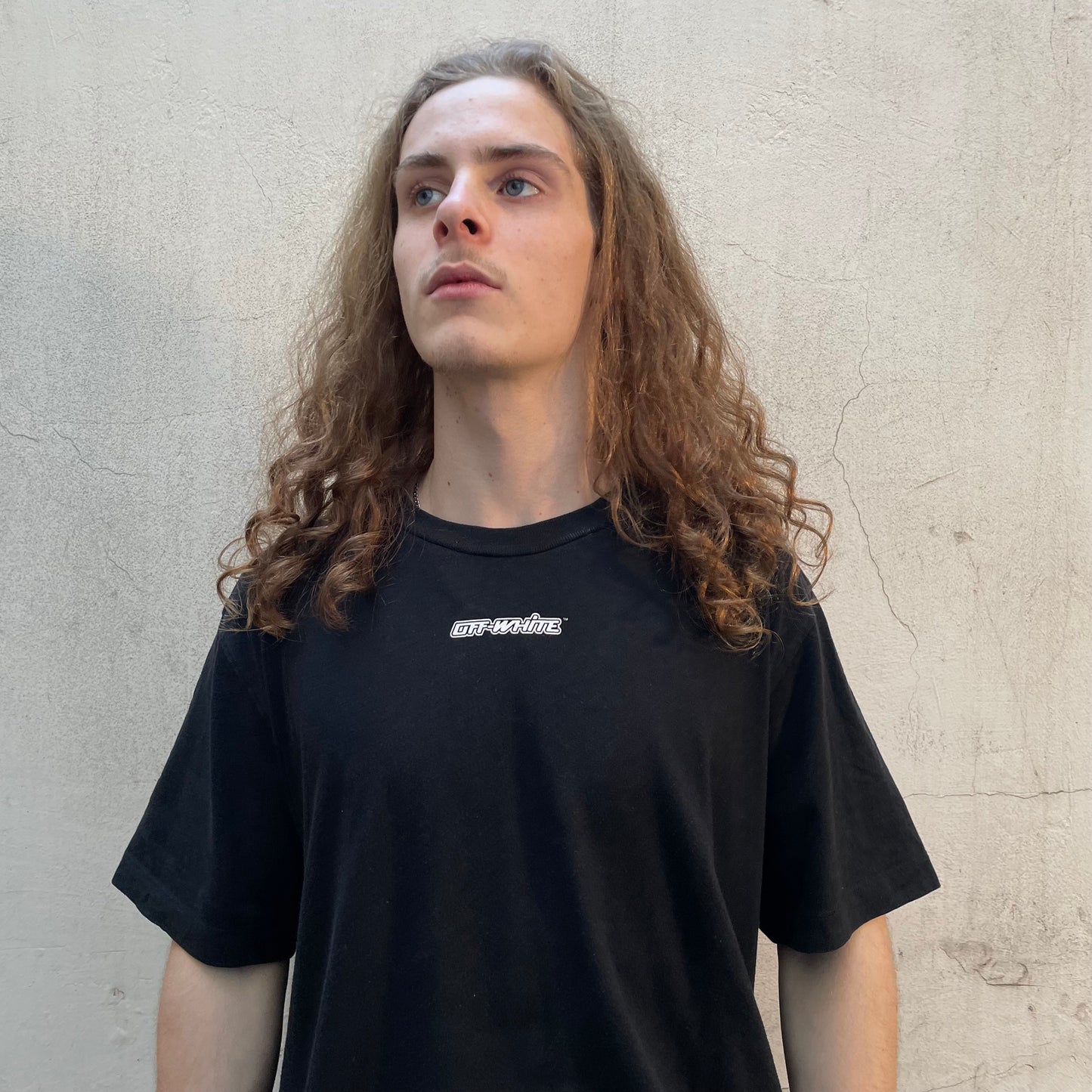 T-shirt Off White Back Arrows Sketch noir - XL