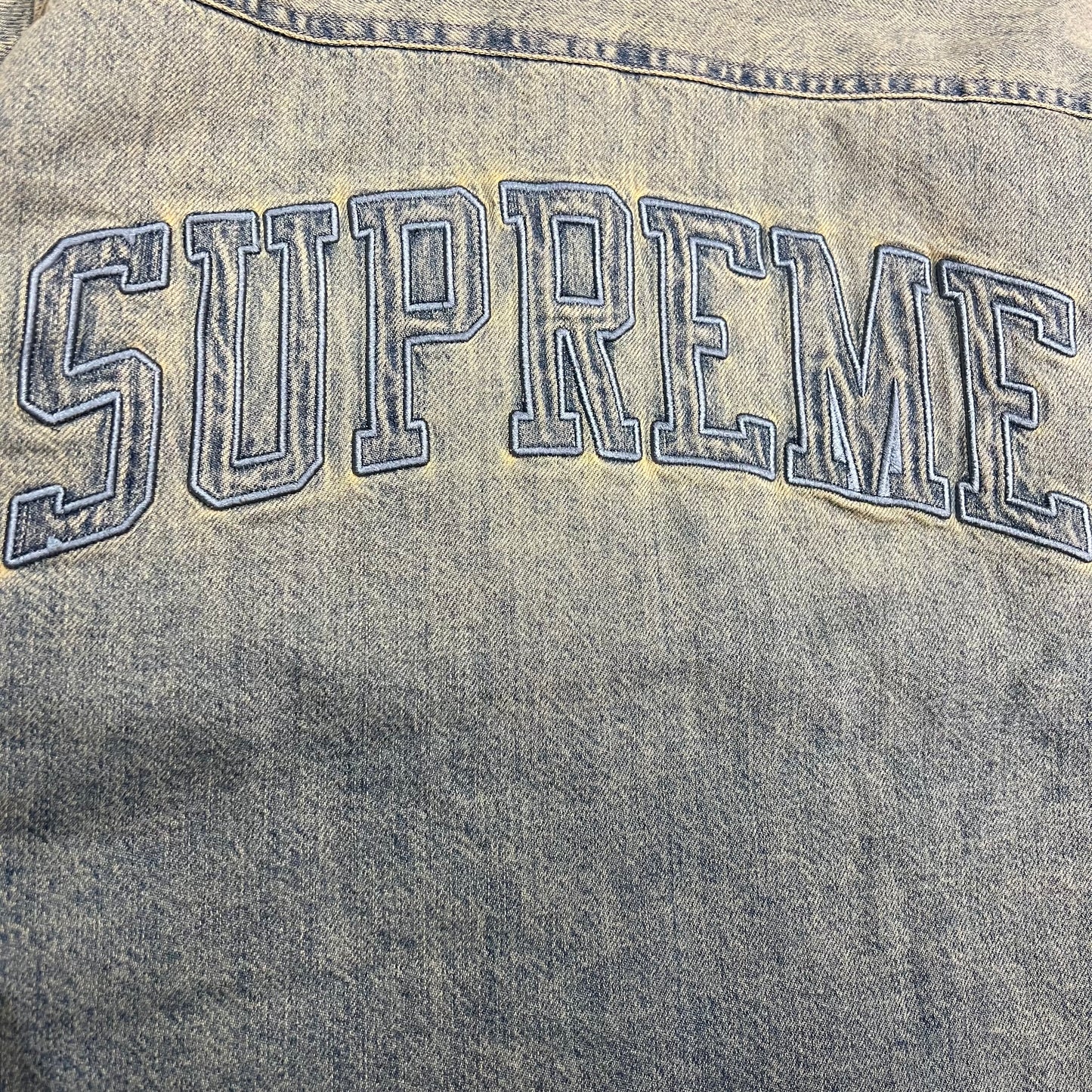 Veste En Jean Supreme Bleu Clair - S