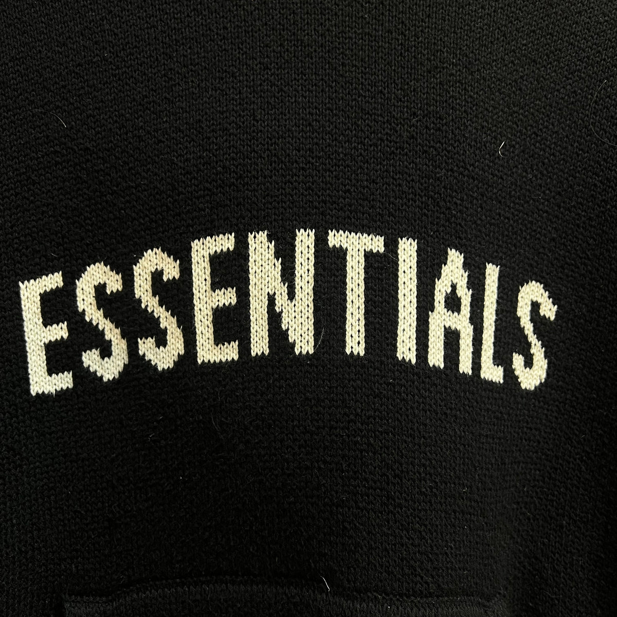Hoodie Essentials Noir - S Oversize