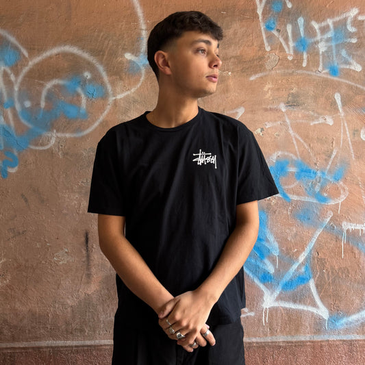 Basic t-shirt stussy noir - L