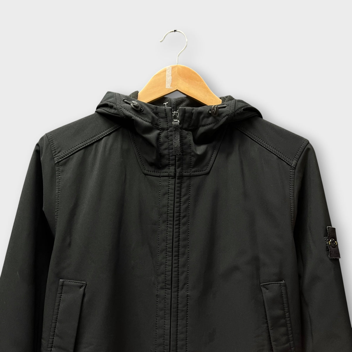 Veste Stone Island Noir Soft Shell - R - S