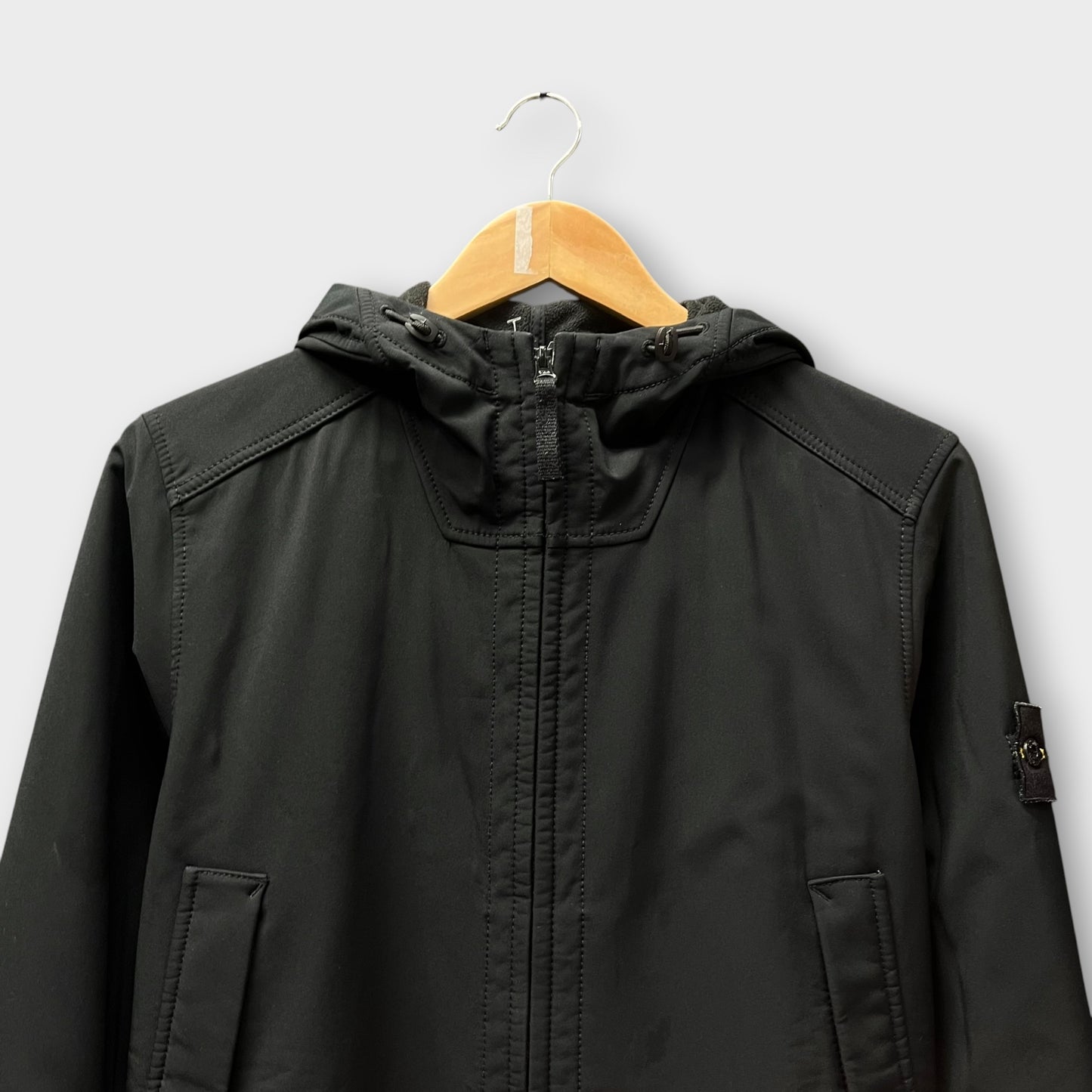 Veste Stone Island Noir Soft Shell - R - S