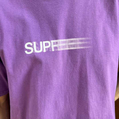 T-shirt Supreme Motion logo violet - L