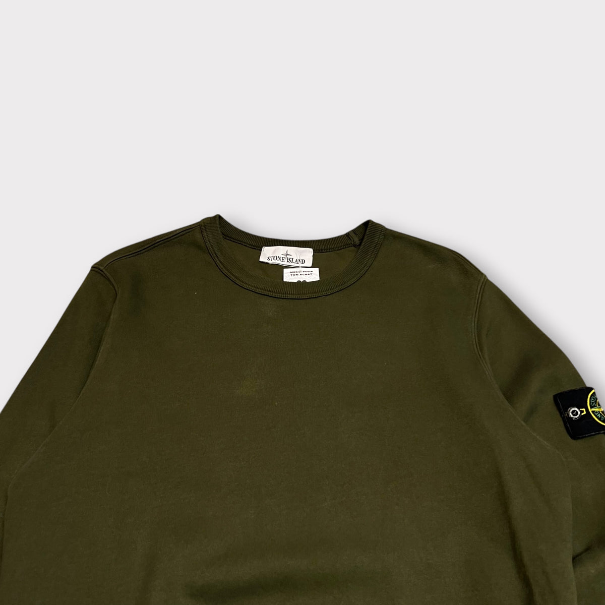Sweat Stone Island Kaki - S