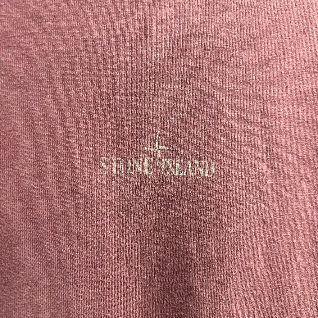 T-shirt Stone Island bordeaux - S