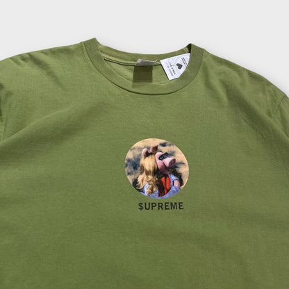 T-shirt Supreme " Miss Piggy Moss" Vert - L