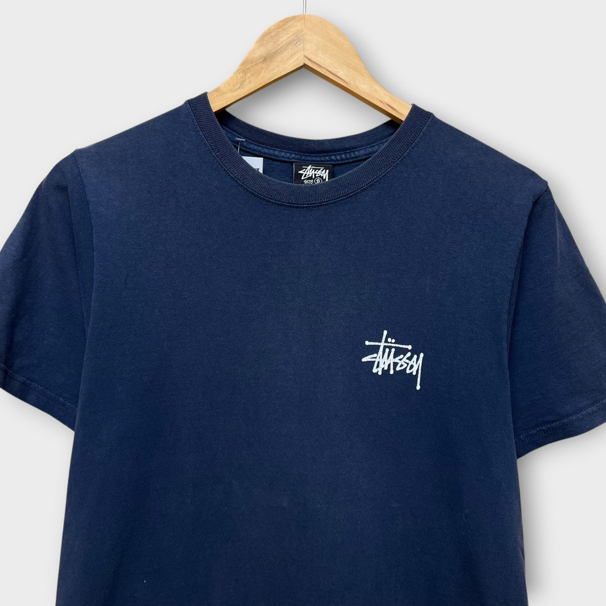 Basic tee Stussy bleu marine - S
