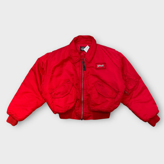 Bomber Schott rouge - XS