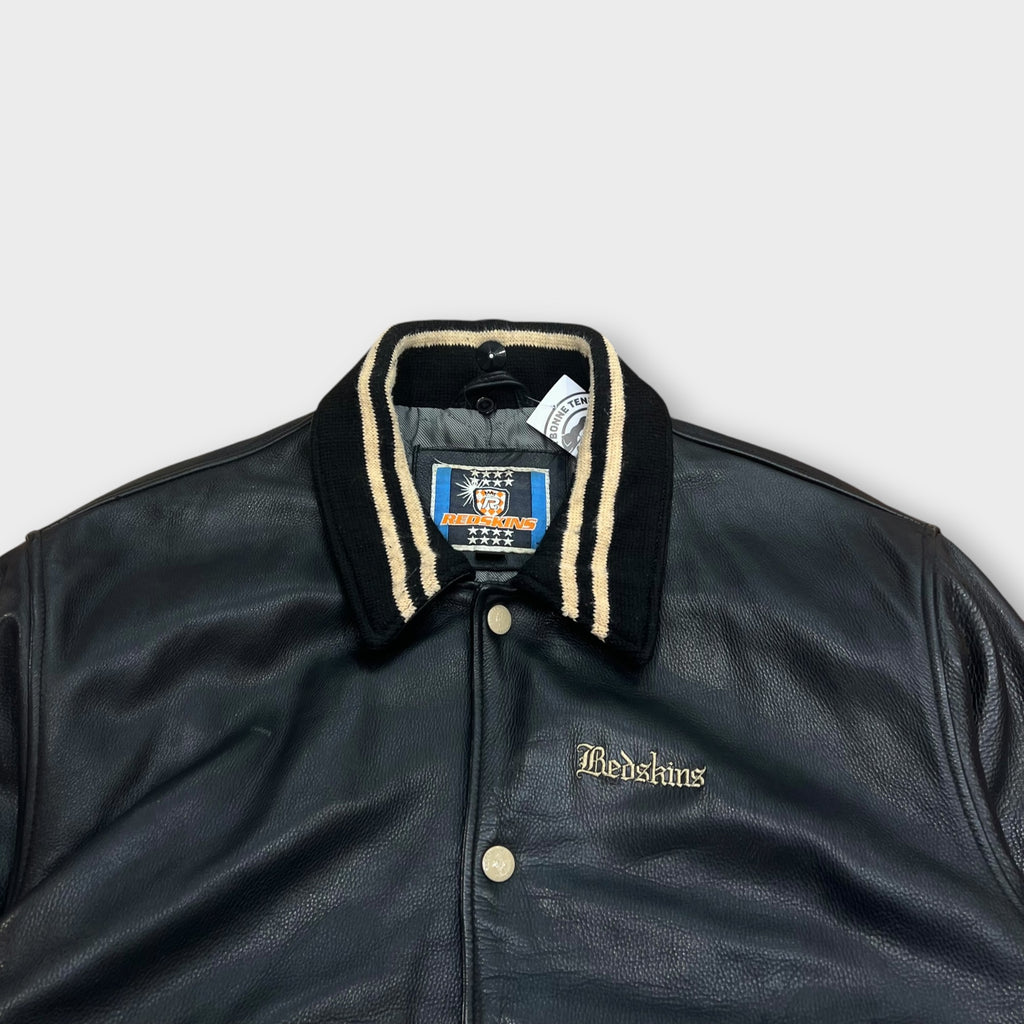 Veste en cuir REDSKINS L noir