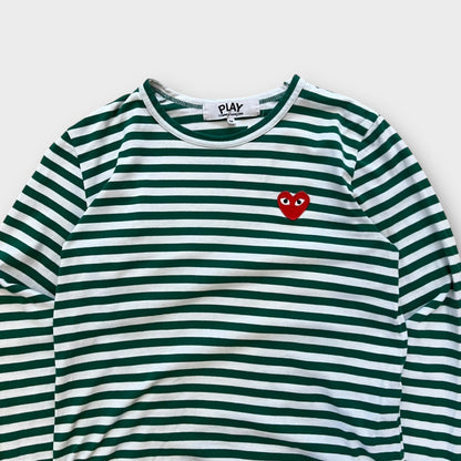 T-Shirt Manche Longue Comme Des Garçons Vert - M (Femme)
