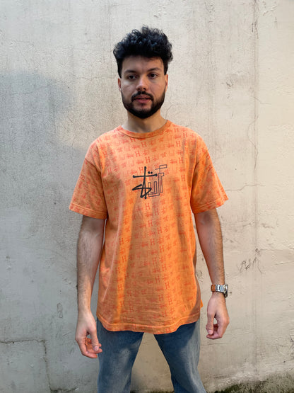 T-shirt Stussy Vintage orange 00's - L