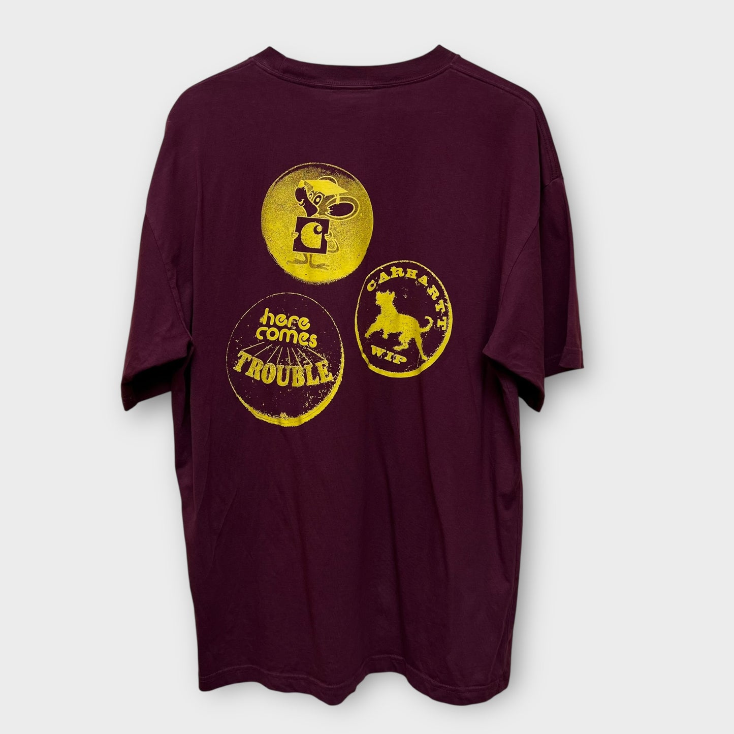 T-shirt Carhartt rouge Heres Comes - L