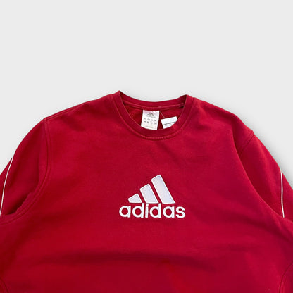 Sweat Adidas vintage 00's rouge - XL