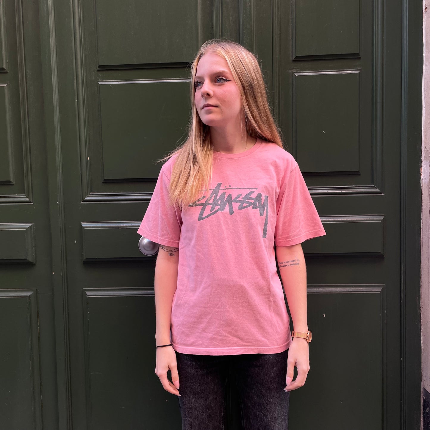 Stussy Pink T-Shirt - S