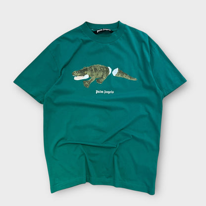 T-shirt Palm Angels Croco Vert - L