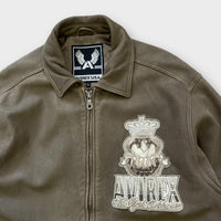 Cuir Avirex USA marron - L
