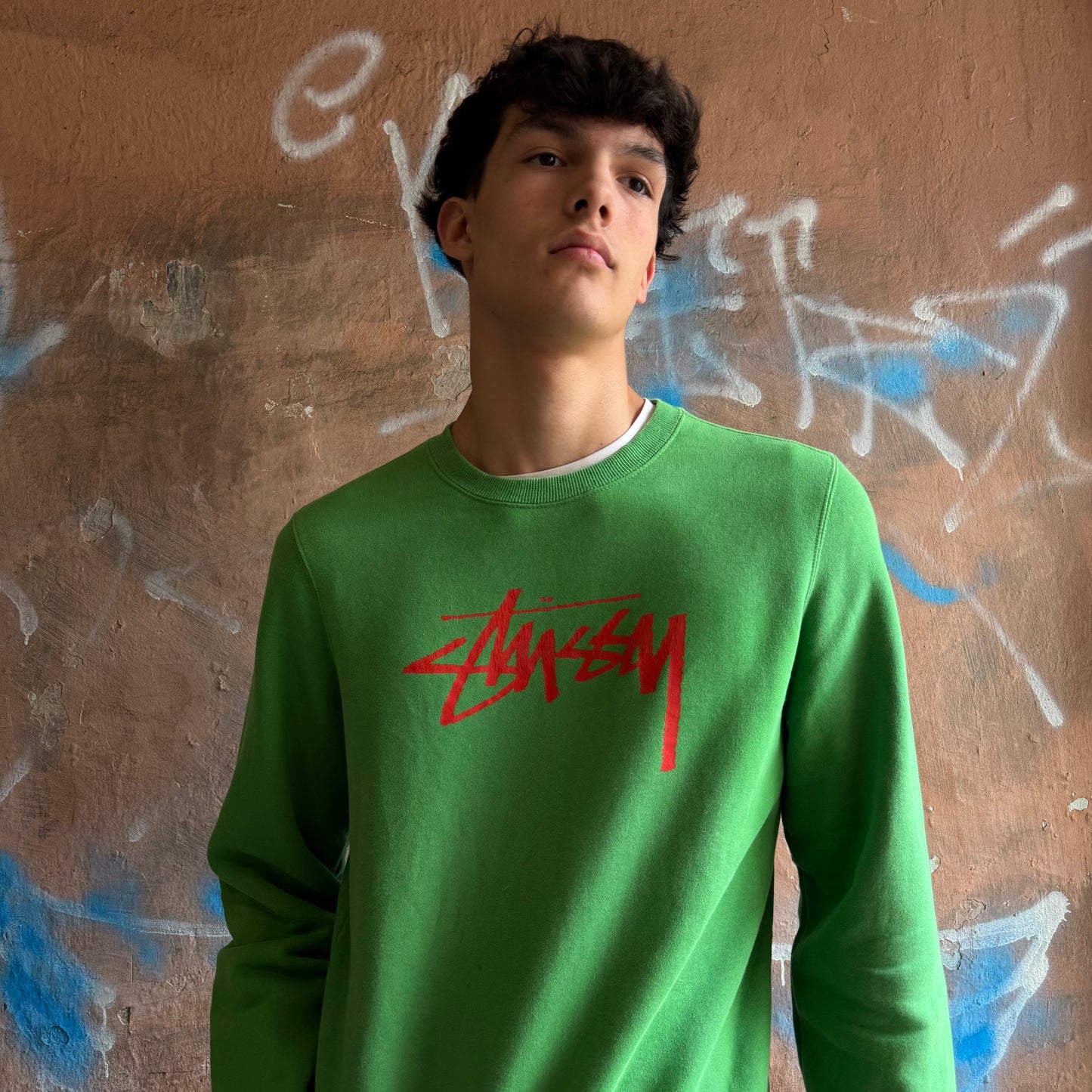 sweat stussy Vert - M