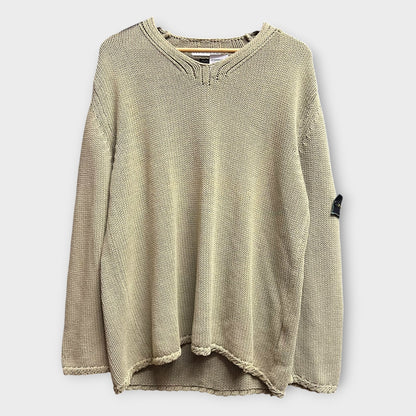 Pull Vintage Stone Island De 1998 Kaki - L