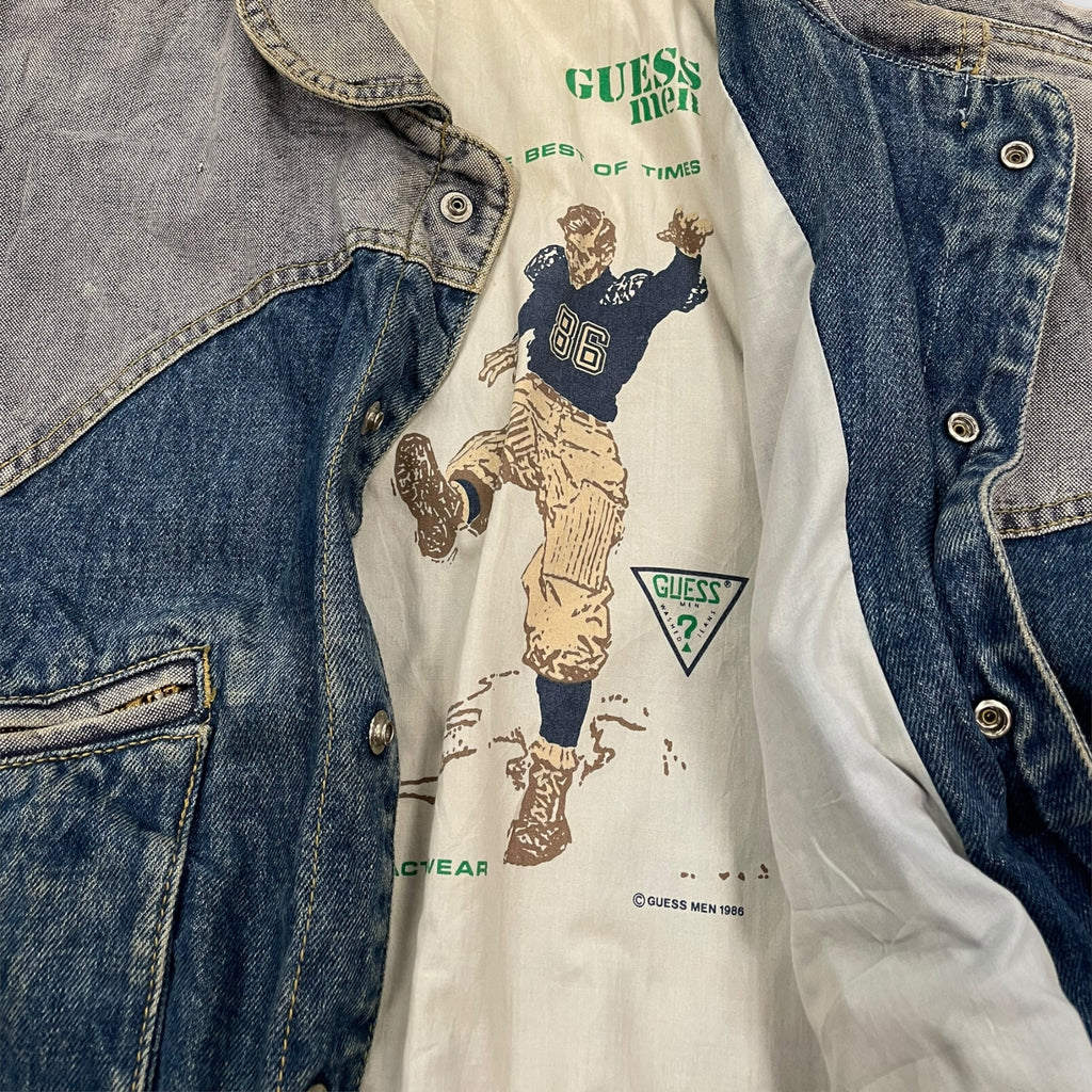Veste en jeans Guess vintage de 1986 Made in USA - L
