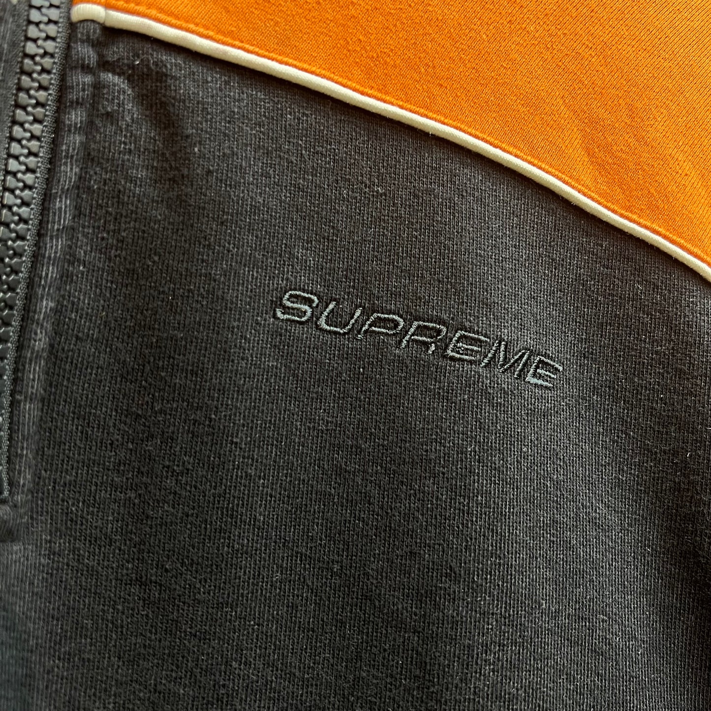 Sweat 1/4 Zip Supreme Speedway Noir - M