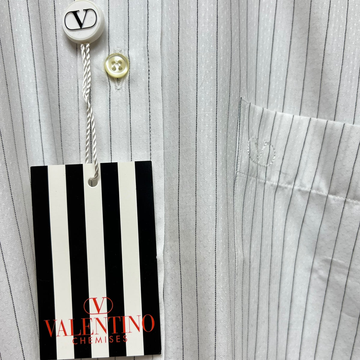 Chemise Deadstock vintage Valentino blanche Made in Italy - XL