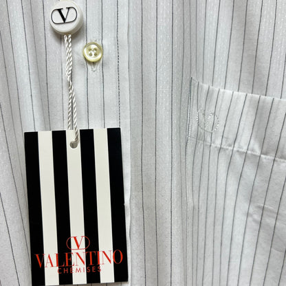 Chemise Deadstock vintage Valentino blanche Made in Italy - XL