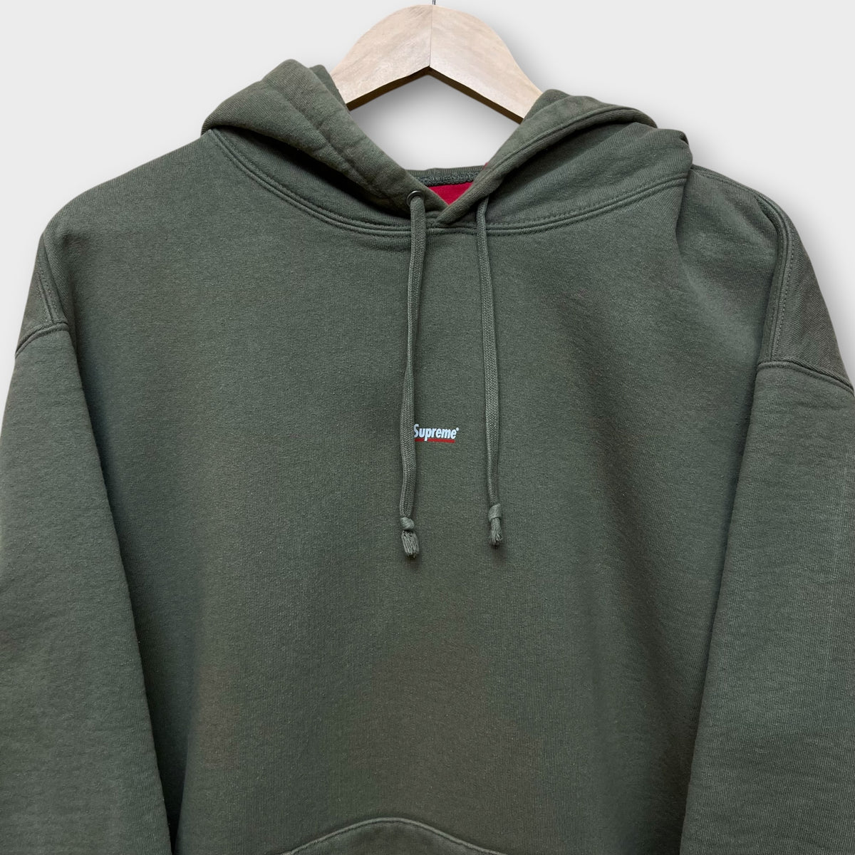 Hoodie Supreme vert kaki - XL