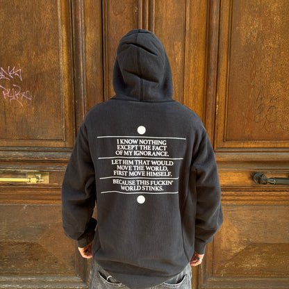 Supreme Hoodie Know Thyself noir - L (valeur 300€)