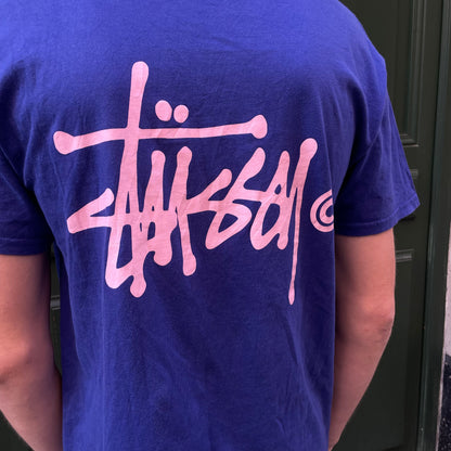 Classic tee Stussy violet - L