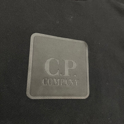 Sweat CP Company noir front logo - S