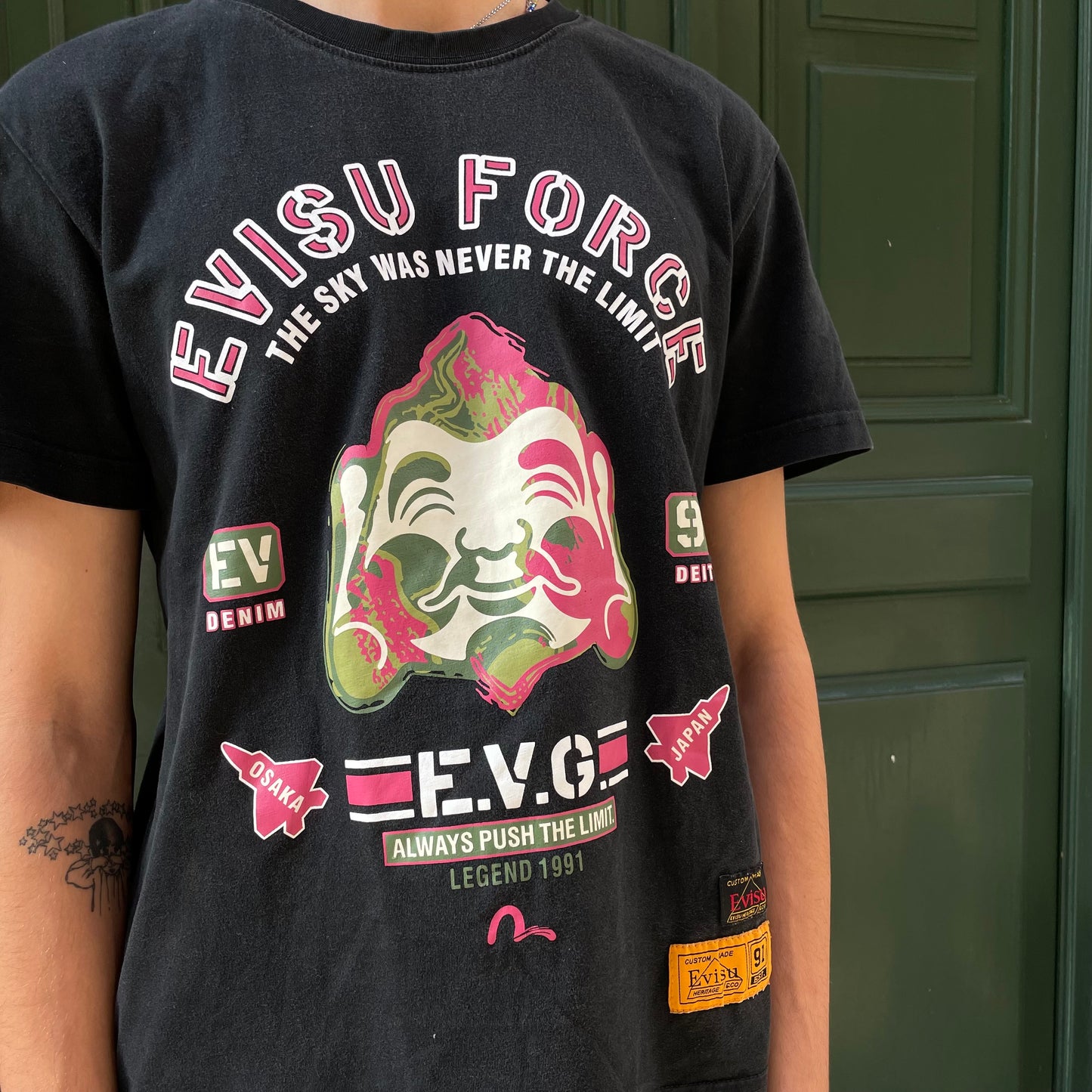 T-shirt noir Evisu Force - M