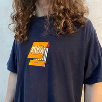T-shirt Stussy navy (Used) - L